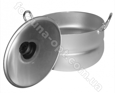 Кастрюля алюминиевая сферическая - 15 л 1150  ✅ базовая цена 924.09 грн. ✔ Опт ✔ Скидки ✔ Заходите! - Интернет-магазин ✅ Фортуна-опт ✅