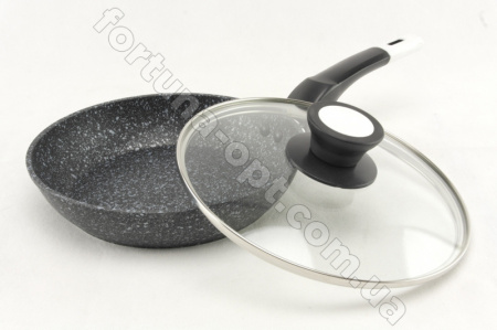 Сковорода 24 см с крышкой, гранитное покрытие A-Plus - 1481 ✅ картинка - Интернет-магазин ✅ Fortuna-opt.com.ua. ✅ Сковорода 24 см с крышкой, гранитное покрытие A-Plus - 1481 ✅ базовая цена $10.44 ✔ Опт ✔ Скидки ✔ Заходите! - Интернет-магазин ✅ Фортуна-опт ✅