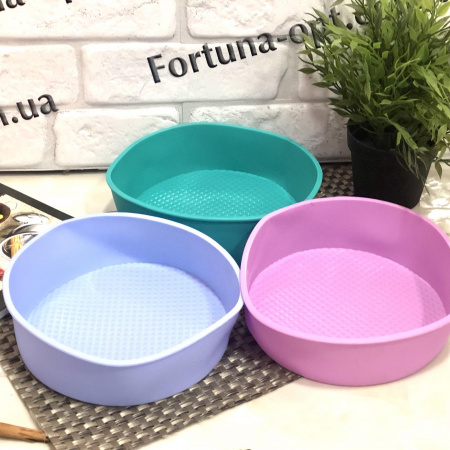 Форма силиконовая Круг 20*6 см A-Plus - 1971 ✅ картинка - Интернет-магазин ✅ Fortuna-opt.com.ua. ✅ Форма силиконовая Круг 20*6 см A-Plus - 1971 ✅ базовая цена $2.32 ✔ Опт ✔ Скидки ✔ Заходите! - Интернет-магазин ✅ Фортуна-опт ✅