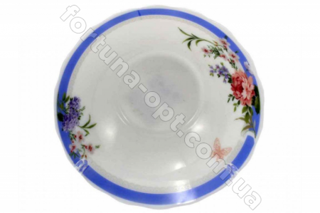 Салатник стеклокерамический №7 Голубой букет 6806 ✅ картинка - Интернет-магазин ✅ Fortuna-opt.com.ua. ✅ Салатник стеклокерамический №7 Голубой букет 6806 ✅ базовая цена 31.10 грн. ✔ Опт ✔ Скидки ✔ Заходите! - Интернет-магазин ✅ Фортуна-опт ✅