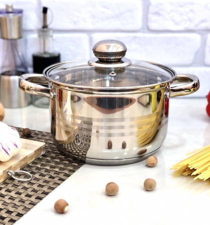 Кастрюля нержавеющая A-Plus - 2164 - 1,4 л ✅ базовая цена $6.86 ✔ Опт ✔ Скидки ✔ Заходите! - Интернет-магазин ✅ Фортуна-опт ✅