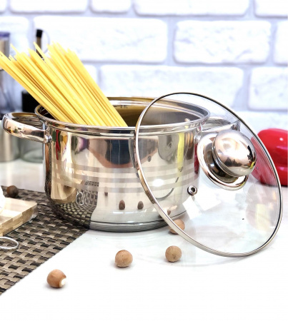 Кастрюля с пятислойным дном A-Plus - 2167 - 3.9 л ✅ картинка - Интернет-магазин ✅ Fortuna-opt.com.ua. ✅ Кастрюля с пятислойным дном A-Plus - 2167 - 3.9 л ✅ базовая цена $10.99 ✔ Опт ✔ Скидки ✔ Заходите! - Интернет-магазин ✅ Фортуна-опт ✅