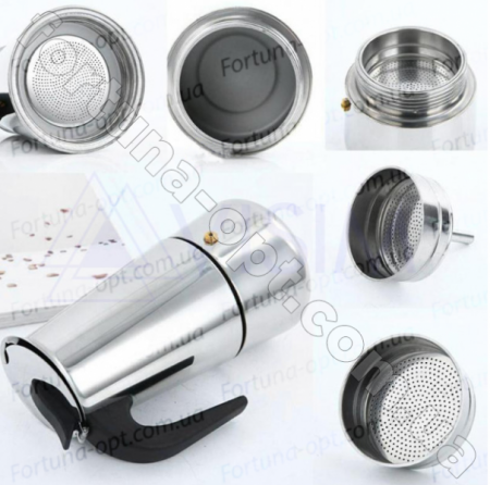 Гейзерная кофеварка A-PLUS - 2089 450 мл ✅ базовая цена $10.09 ✔ Опт ✔ Скидки ✔ Заходите! - Интернет-магазин ✅ Фортуна-опт ✅