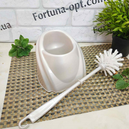 Ерш для туалета Волна серый 2160/2 ✅ картинка - Интернет-магазин ✅ Fortuna-opt.com.ua. ✅ Ерш для туалета Волна серый 2160/2 ✅ базовая цена 49.97 грн. ✔ Опт ✔ Скидки ✔ Заходите! - Интернет-магазин ✅ Фортуна-опт ✅