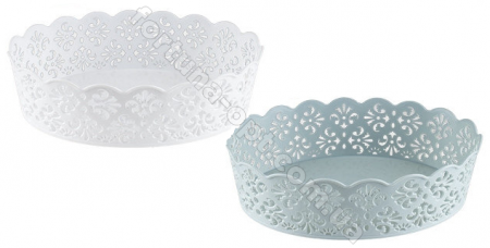 Корзинка ажурная пластик 21*15,5*6 см - Stenson - 84498  ✅ базовая цена $0.34 ✔ Опт ✔ Скидки ✔ Заходите! - Интернет-магазин ✅ Фортуна-опт ✅