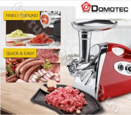 Электрическая мясорубка с соковыжималкой Domotec MS-2019 2400 Вт Красная ✅ базовая цена $52.57 ✔ Опт ✔ Скидки ✔ Заходите! - Интернет-магазин ✅ Фортуна-опт ✅