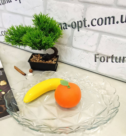 Блюдо "Эстрелла" овал d-33x25см 10717 ✅ базовая цена 199.33 грн. ✔ Опт ✔ Скидки ✔ Заходите! - Интернет-магазин ✅ Фортуна-опт ✅