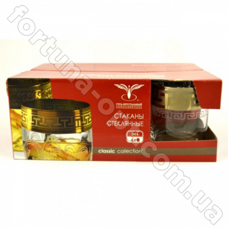 Набор бокалов для виски 310 мл Греческий узор GE 03-808 6 шт ✅ базовая цена 183.30 грн. ✔ Опт ✔ Скидки ✔ Заходите! - Интернет-магазин ✅ Фортуна-опт ✅