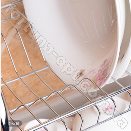 Сушилка для посуды 2-х ярусная A-Plus - 1154 ✅ базовая цена$12.43 ✔ Опт ✔ Скидки ✔ Заходите! - Интернет-магазин ✅ Фортуна-опт ✅