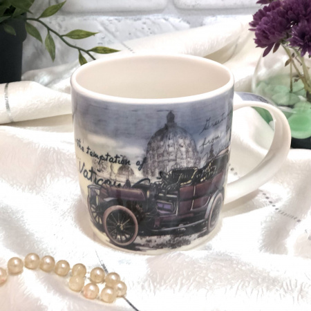 Чашка фарфор 360 мл Ретро Авто 2183 ✅ базовая цена 63.40 грн. ✔ Опт ✔ Скидки ✔ Заходите! - Интернет-магазин ✅ Фортуна-опт ✅