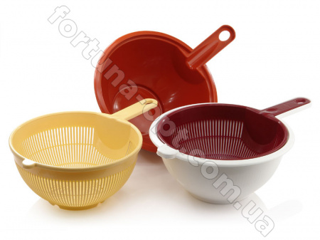 Дуршлаг с миской пластиковый - 0020 ✅ базовая цена 87.27 грн. ✔ Опт ✔ Скидки ✔ Заходите! - Интернет-магазин ✅ Фортуна-опт ✅