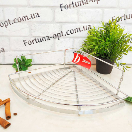 Полка хромированная для ванной 0121 ✅ картинка - Интернет-магазин ✅ Fortuna-opt.com.ua. ✅ Полка хромированная для ванной 0121 ✅ базовая цена 355.20 грн. ✔ Опт ✔ Скидки ✔ Заходите! - Интернет-магазин ✅ Фортуна-опт ✅