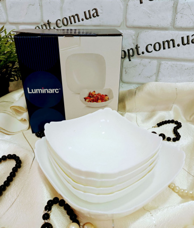 Салатник люминарк LOTUSIA 5шт/наб 3189 ✅ картинка - Интернет-магазин ✅ Fortuna-opt.com.ua. ✅ Салатник люминарк LOTUSIA 5шт/наб 3189 ✅ базовая цена 353.72 грн. ✔ Опт ✔ Скидки ✔ Заходите! - Интернет-магазин ✅ Фортуна-опт ✅