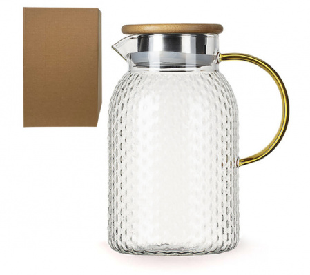 Кувшин 1,8л с бамбуковой крышкой 212121 ✅ базовая цена 244.77 грн. ✔ Опт ✔ Скидки ✔ Заходите! - Интернет-магазин ✅ Фортуна-опт ✅