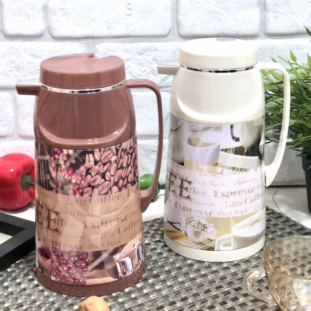 Термос со стеклянной колбой и носиком Stenson MT - 0757 - 1 л ➜ фото ➜ розн цена $5.56 - Интернет-магазин ✅ Fortuna-opt.com.ua. ✅ 