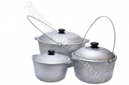 Казан алюминиевый туристический с дужкой Пролис КТ 015 д - 15 л ✅ базовая цена 365.62 грн. ✔ Опт ✔ Скидки ✔ Заходите! - Интернет-магазин ✅ Фортуна-опт ✅