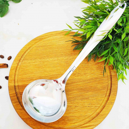 Половник кухонный из нержавеющей стали A-Plus - 0240 ✅ картинка - Интернет-магазин ✅ Fortuna-opt.com.ua. ✅ Половник кухонный из нержавеющей стали A-Plus - 0240 ✅ базовая цена $1.16 ✔ Опт ✔ Скидки ✔ Заходите! - Интернет-магазин ✅ Фортуна-опт ✅