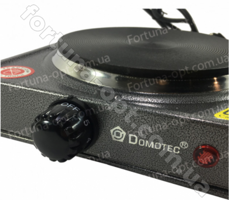 Электрическая плита с одной конфоркой Domotec -  5821 (1000 вт) ✅ базовая цена $10.45 ✔ Опт ✔ Скидки ✔ Заходите! - Интернет-магазин ✅ Фортуна-опт ✅