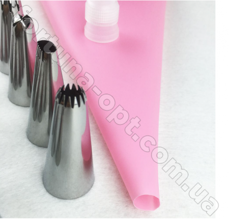 Мешок кондитерский с насадками и адаптером Empire ЕМ - 9644 ✅ базовая цена $3.14 ✔ Опт ✔ Скидки ✔ Заходите! - Интернет-магазин ✅ Фортуна-опт ✅