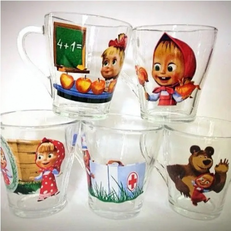 Чашка стекло 280 мл "Грация Маша" конус - 8122 ✅ базовая цена 20.74 грн. ✔ Опт ✔ Скидки ✔ Заходите! - Интернет-магазин ✅ Фортуна-опт ✅