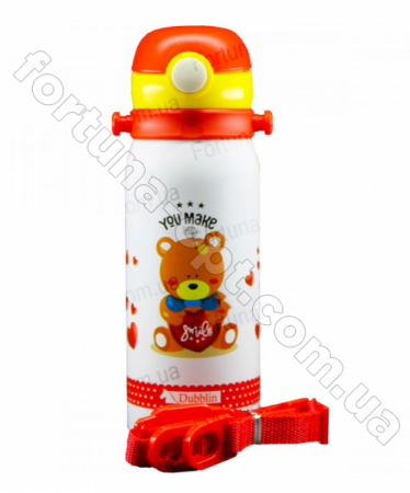 Термос детский-поилка с трубочкой A-Plus - 1624 - 450 мл ➜ фото ➜р озн цена $4.83 -Интернет-магазин ✅ Fortuna-opt.com.ua. ✅
