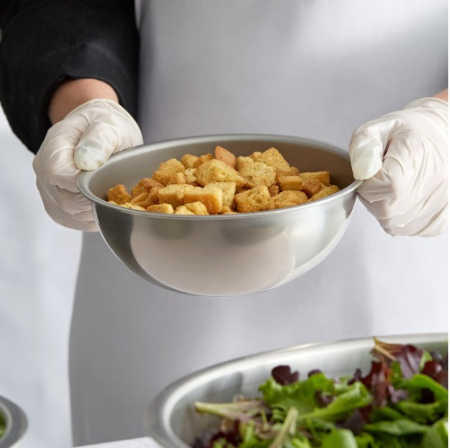 Миска из нержавеющей стали A-Plus - 0875 (22 см) ✅ базовая цена $1.21 ✔ Опт ✔ Скидки ✔ Заходите! - Интернет-магазин ✅ Фортуна-опт ✅