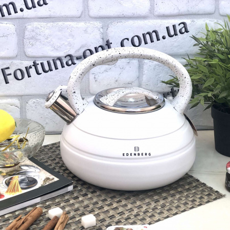 Чайник с покрытием 3 л Edenberg EB - 8841 ✅ картинка - Интернет-магазин ✅ Fortuna-opt.com.ua. ✅ Чайник с покрытием 3 л Edenberg EB - 8841 ✅ базовая цена $15.96 ✔ Опт ✔ Скидки ✔ Заходите! - Интернет-магазин ✅ Фортуна-опт ✅