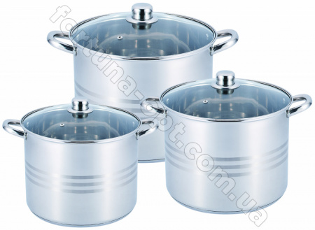 Набор кастрюль Benson BN - 215 - 6 пр➜ Опт и розница ✅ актуальная цена -Интернет магазин ✅ Фортуна ✅