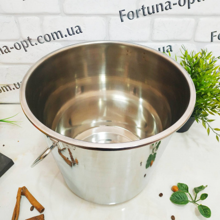 Ведро нержавеющее без крышки A-Plus - 0382 (12 л) ✅ базовая цена $7.49 ✔ Опт ✔ Скидки ✔ Заходите! - Интернет-магазин ✅ Фортуна-опт ✅