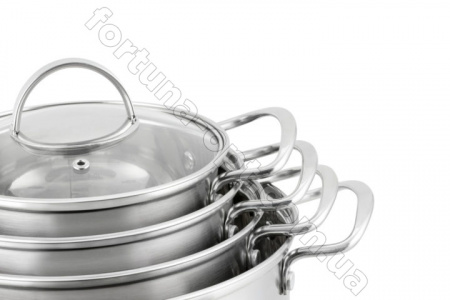 Набор кастрюль с сотейником и ковшиком Edenberg EB - 4042 ✅ картинка - Интернет-магазин ✅ Fortuna-opt.com.ua. ✅ Набор кастрюль с сотейником и ковшиком Edenberg EB - 4042➜ Опт и розница ✅ актуальная цена -Интернет магазин ✅ Фортуна ✅