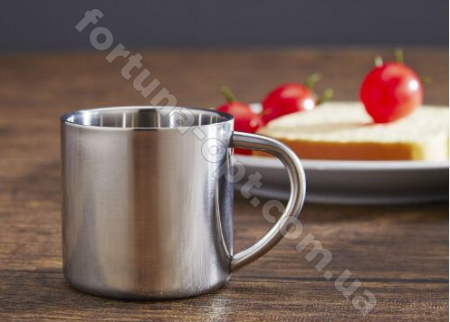 Кружка нержавеющая 7 см A-Plus - 0272 ✅ базовая цена $0.53 ✔ Опт ✔ Скидки ✔ Заходите! - Интернет-магазин ✅ Фортуна-опт ✅