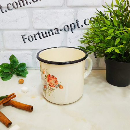 Кружка эмалированная 1,0 л 0107/2 Микс ✅ базовая цена 190.03 грн. ✔ Опт ✔ Скидки ✔ Заходите! - Интернет-магазин ✅ Фортуна-опт ✅