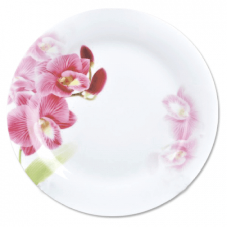 Тарелка керам №7 Красная орхидея 30000-1462 ✅ базовая цена 17.05 грн. ✔ Опт ✔ Скидки ✔ Заходите! - Интернет-магазин ✅ Фортуна-опт ✅