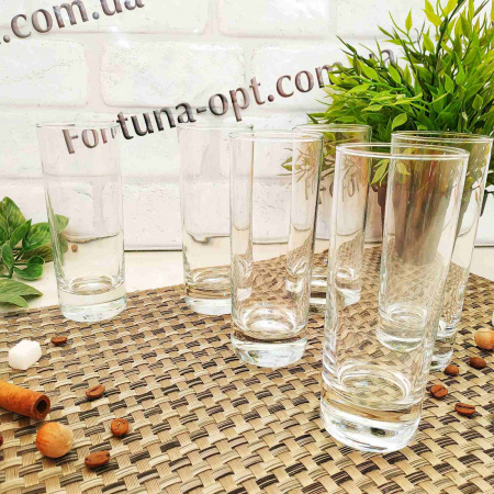 Стаканы "Сиде" высокие 6 шт/набор 215 мл 42438 ✅ базовая цена 150.07 грн. ✔ Опт ✔ Скидки ✔ Заходите! - Интернет-магазин ✅ Фортуна-опт ✅