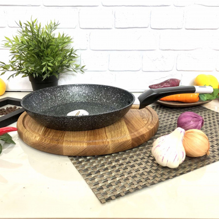 Сковорода с гранитным покрытием A-Plus - 1520 - 22 см ✅ картинка - Интернет-магазин ✅ Fortuna-opt.com.ua. ✅ Сковорода с гранитным покрытием A-Plus - 1520 - 22 см ✅ базовая цена $7.32 ✔ Опт ✔ Скидки ✔ Заходите! - Интернет-магазин ✅ Фортуна-опт ✅