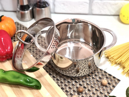 Кастрюля Wellberg WB 1079 - 1,9 л ✅ картинка - Интернет-магазин ✅ Fortuna-opt.com.ua. ✅ Кастрюля Wellberg WB 1079 - 1,9 л ✅ базовая цена $18.86 ✔ Опт ✔ Скидки ✔ Заходите! - Интернет-магазин ✅ Фортуна-опт ✅