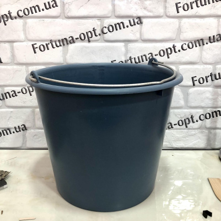 Ведро пластиковое с металлической ручкой 20 л Венгрия - 0020 ✅ картинка - Интернет-магазин ✅ Fortuna-opt.com.ua. ✅ Ведро пластиковое с металлической ручкой 20 л Венгрия - 0020 ✅базовая цена 86.42 грн. ✔ Опт ✔ Скидки ✔ Заходите! - Интернет-магазин ✅ Фортуна-опт ✅