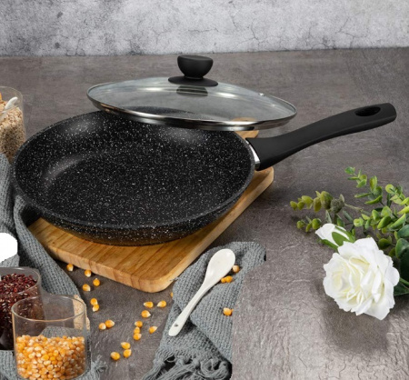 Сковорода глубокая мраморная 24 см Edenberg EB - 3423 ✅ картинка - Интернет-магазин ✅ Fortuna-opt.com.ua. ✅ Сковорода глубокая мраморная 24 см Edenberg EB - 3423 ✅ базовая цена $12.79 ✔ Опт ✔ Скидки ✔ Заходите! - Интернет-магазин ✅ Фортуна-опт ✅