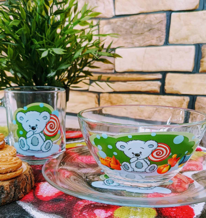 Детский набор 3 пр "Мишки" 204818 ✅ базовая цена 155.40 грн. ✔ Опт ✔ Скидки ✔ Заходите! - Интернет-магазин ✅ Фортуна-опт ✅