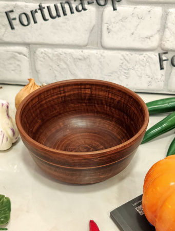   Миска красная глина гладкая 800мл 7778 ✅ базовая цена 46.41 грн. ✔ Опт ✔ Скидки ✔ Заходите! - Интернет-магазин ✅ Фортуна-опт ✅