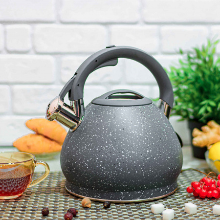 Чайник мрамор со свистком Edenberg 3.5 л EB - 1976 ✅ базовая цена $18.75 ✔ Опт ✔ Скидки ✔ Заходите! - Интернет-магазин ✅ Фортуна-опт ✅