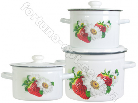 Набор кастрюль 822 Виктория ✅ базовая цена 527.68 грн. ✔ Опт ✔ Скидки ✔ Заходите! - Интернет-магазин ✅ Фортуна-опт ✅