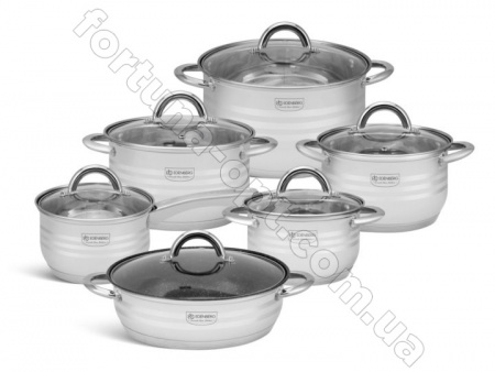 Набор кастрюль с сотейником и ковшиком Edenberg EB - 4042 ✅ картинка - Интернет-магазин ✅ Fortuna-opt.com.ua. ✅ Набор кастрюль с сотейником и ковшиком Edenberg EB - 4042➜ Опт и розница ✅ актуальная цена -Интернет магазин ✅ Фортуна ✅