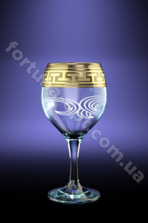 Набор бокалов для вина 260 мл Греческий узор GE 03-411 6 шт ✅ базовая цена 330 грн. ✔ Опт ✔ Скидки ✔ Заходите! - Интернет-магазин ✅ Фортуна-опт ✅