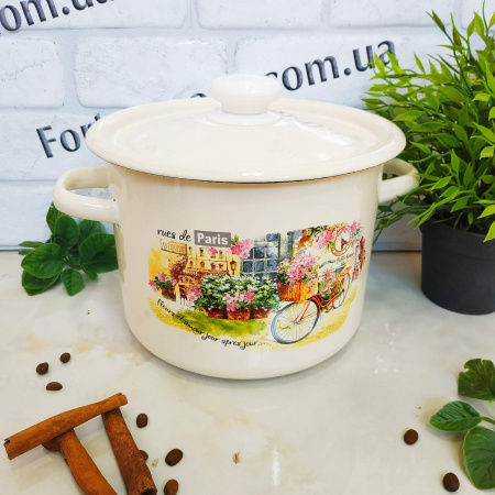 Кастрюля эмалированная 5,5 л 1617/2 Разное ✅ базовая цена 494.95 грн. ✔ Опт ✔ Скидки ✔ Заходите! - Интернет-магазин ✅ Фортуна-опт ✅