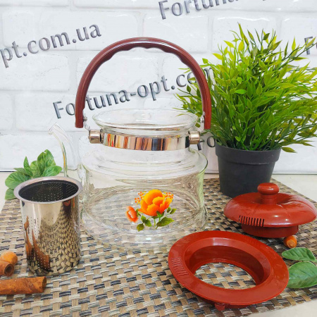 Заварочный чайник 1.6 л A-Plus - 1047 ✅ базовая цена $6.56 ✔ Опт ✔ Скидки ✔ Заходите! - Интернет-магазин ✅ Фортуна-опт ✅
