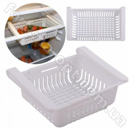 Раздвижной пластиковый контейнер для хранения продуктов в холодильнике Storage rack - 7240 ✅ базовая цена $1.87 ✔ Опт ✔ Скидки ✔ Заходите! - Интернет-магазин ✅ Фортуна-опт ✅