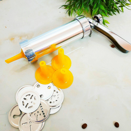 Шприц кондитерский нержавеющий с насадками Benson - 915 ✅ базовая цена $4.85 ✔ Опт ✔ Скидки ✔ Заходите! - Интернет-магазин ✅ Фортуна-опт ✅