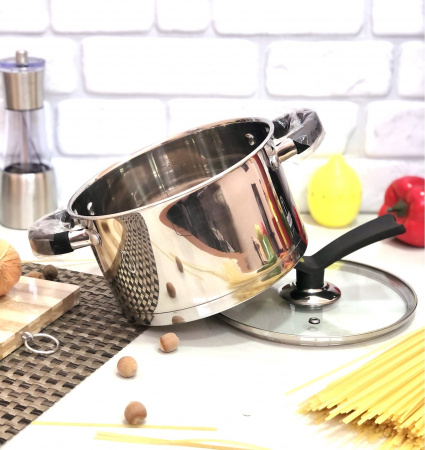 Кастрюля с удобной ручкой Edenberg EB - 3698 - 7.7 л ✅ картинка - Интернет-магазин ✅ Fortuna-opt.com.ua. ✅ Кастрюля с удобной ручкой Edenberg EB - 3698 - 7.7 л ✅ базовая цена $16.67 ✔ Опт ✔ Скидки ✔ Заходите! - Интернет-магазин ✅ Фортуна-опт ✅