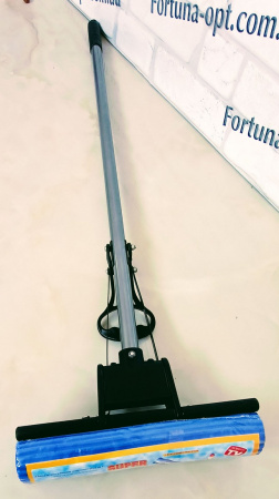 Швабра 1-й отжим 10004 (черно-серая) ✅ базовая цена 155.49 грн. ✔ Опт ✔ Скидки ✔ Заходите! - Интернет-магазин ✅ Фортуна-опт ✅